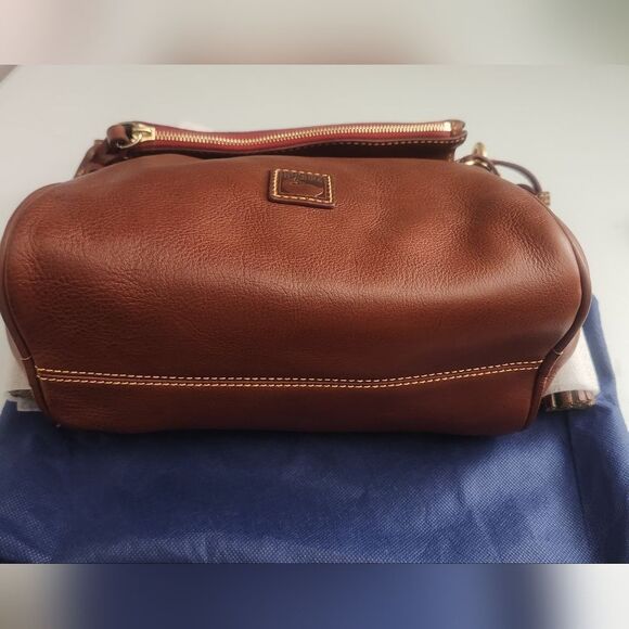 New With Tag! Dooney & Bourke Brown Leather Women' Small Hobo Bag - Picture 7 of 8